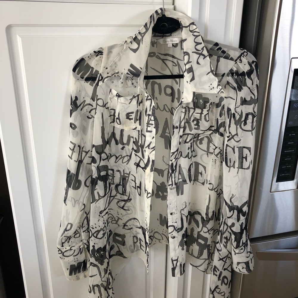 Hilo printed blouse
